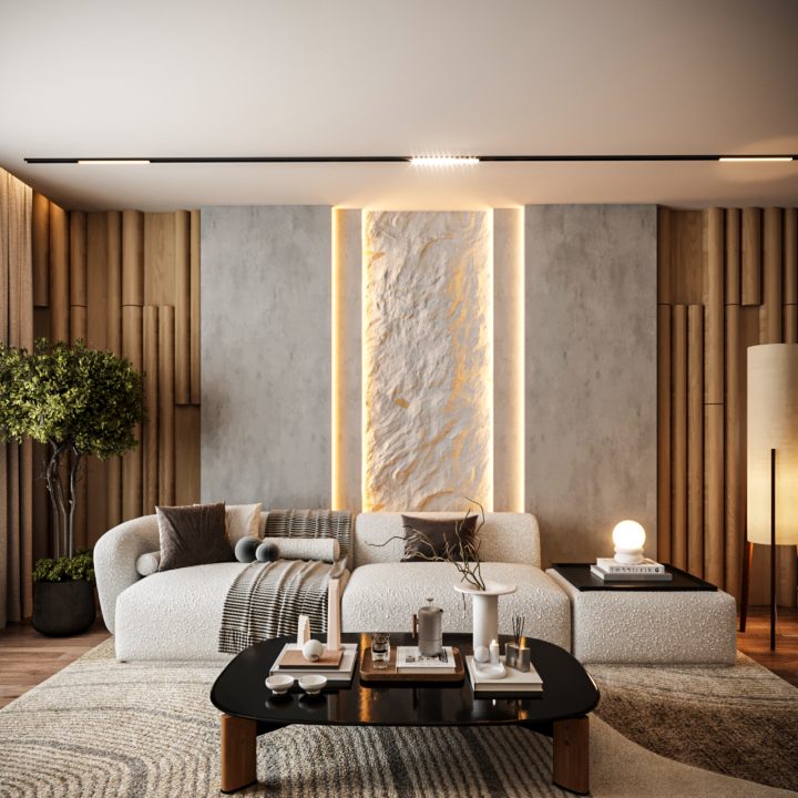 Luxury Living Room Design in Riyadh | ZidanArchitects