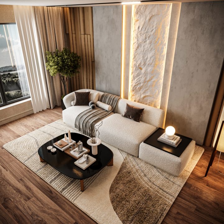 Luxury Living Room Design in Riyadh | ZidanArchitects
