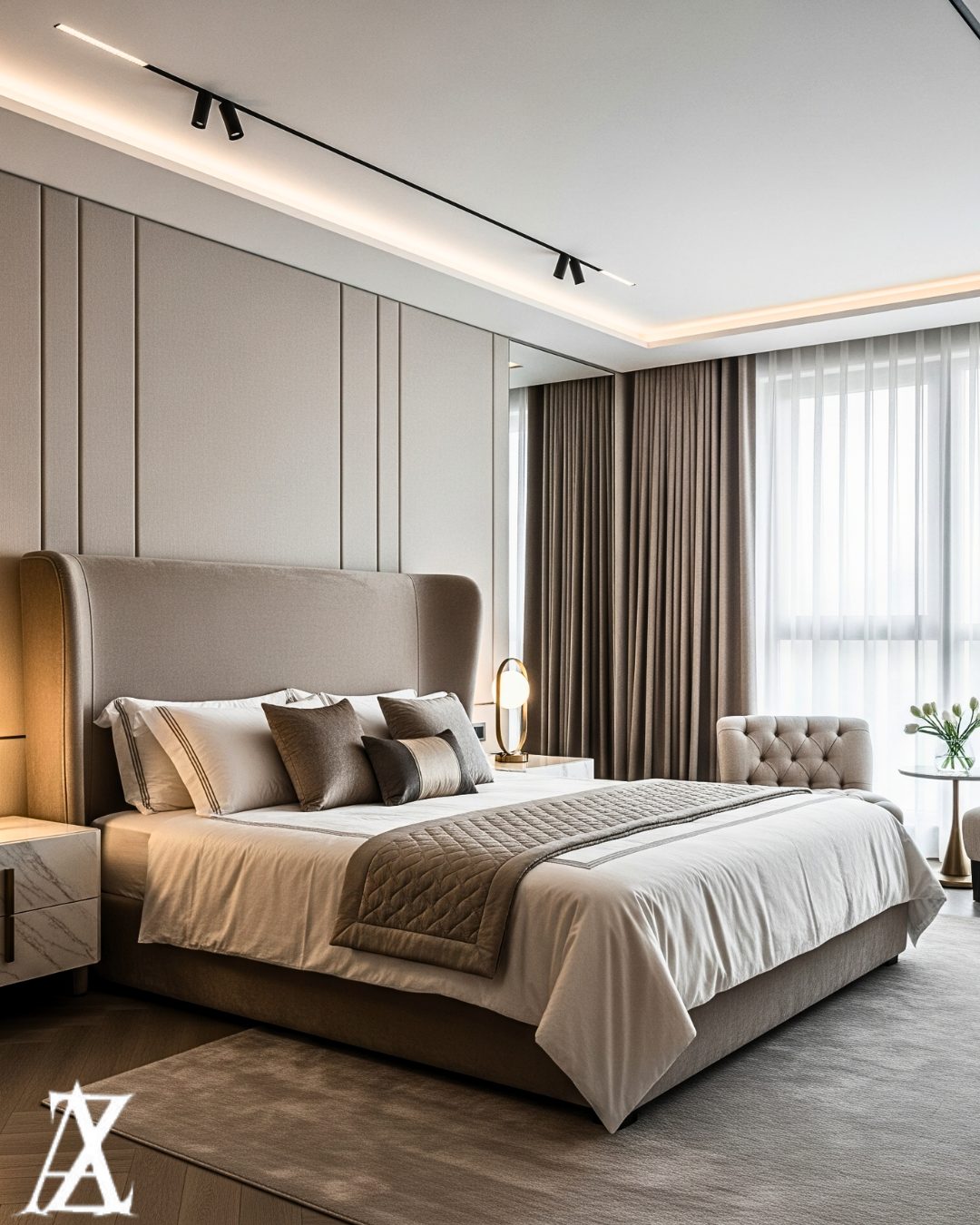 Kuwait villas interior design elegant style