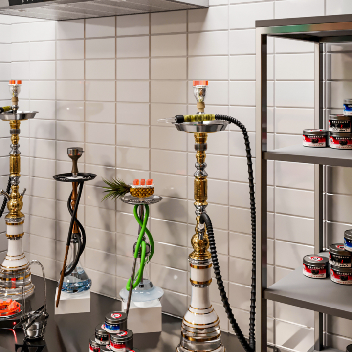 Hookah café interior design