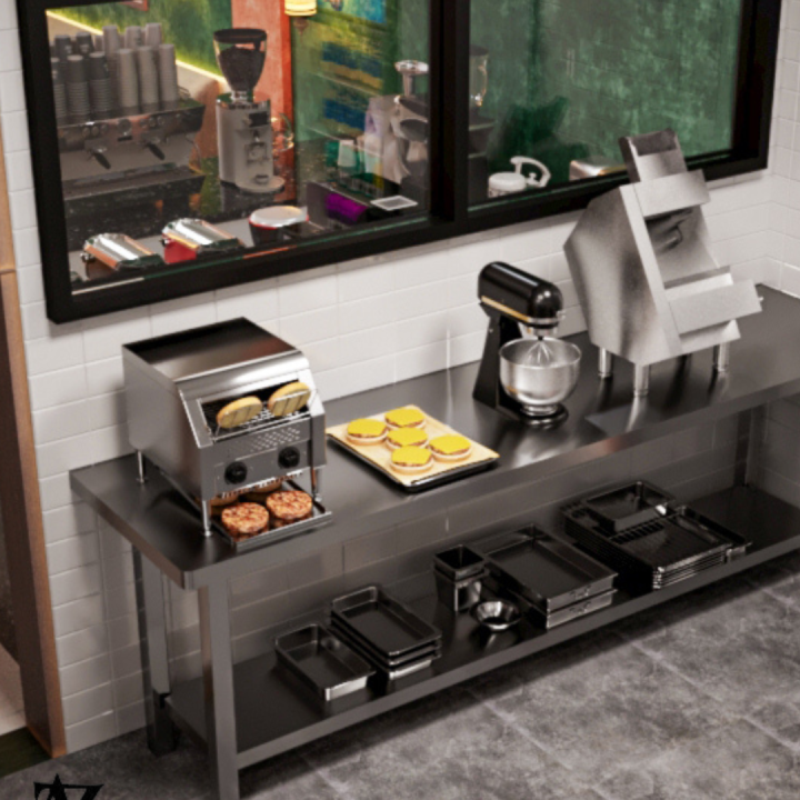 café kitchen interior design