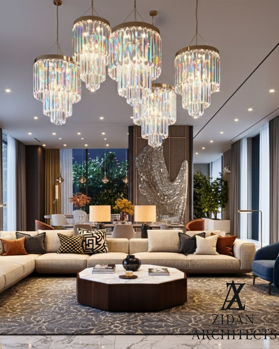 luxury interior design Riyadh modern villa interiors