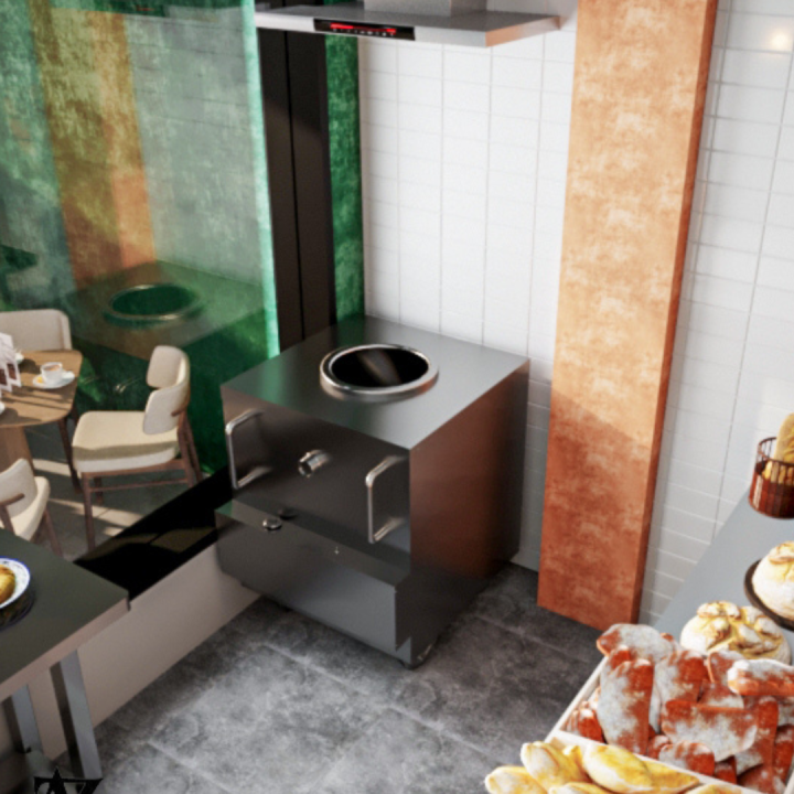 Moroccan café Tandour oven interior design