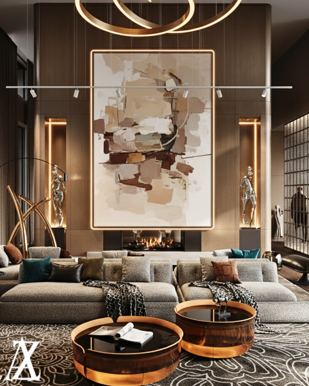 luxury villa interior design Kuwait