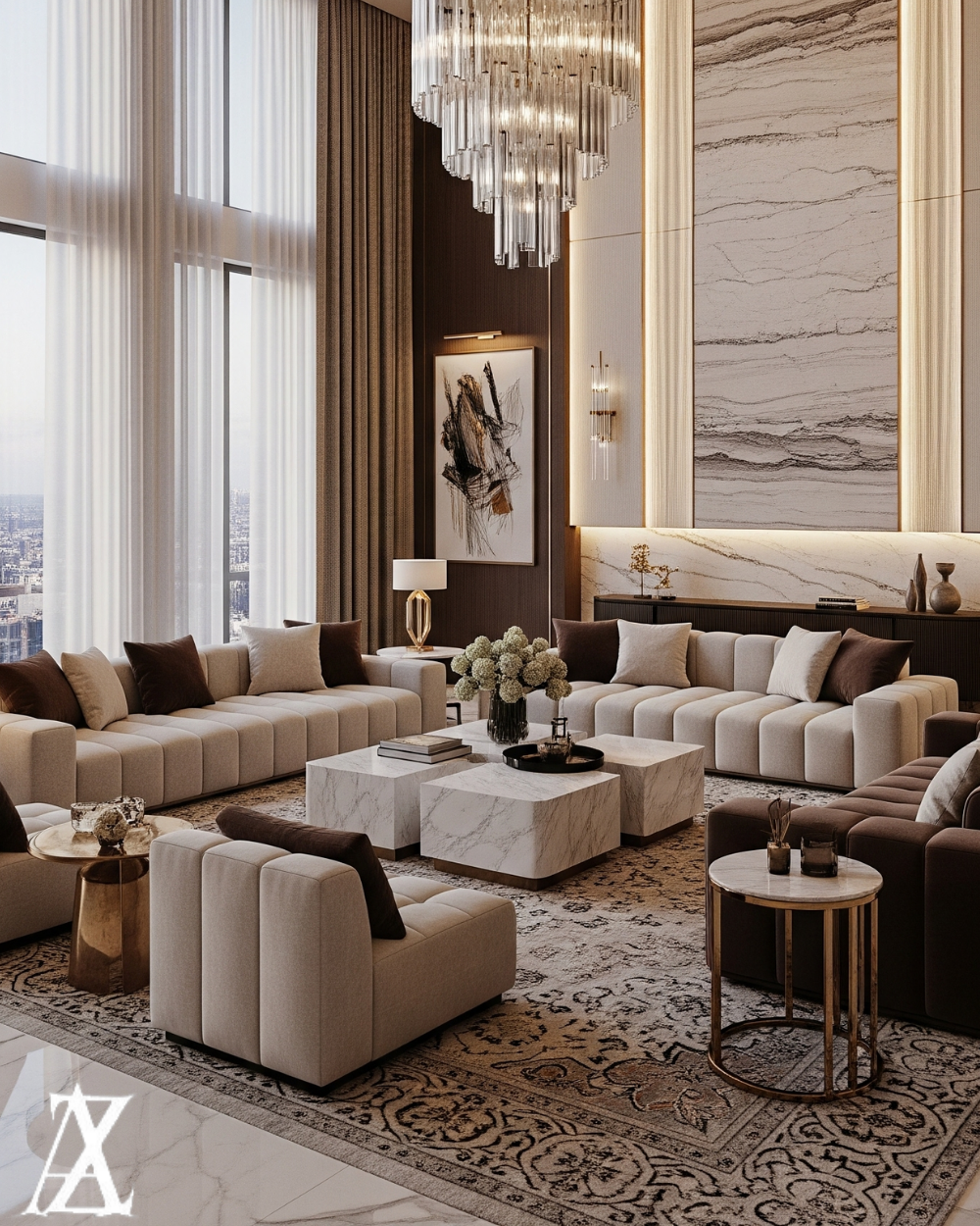 kuwait villa design luxury interiors