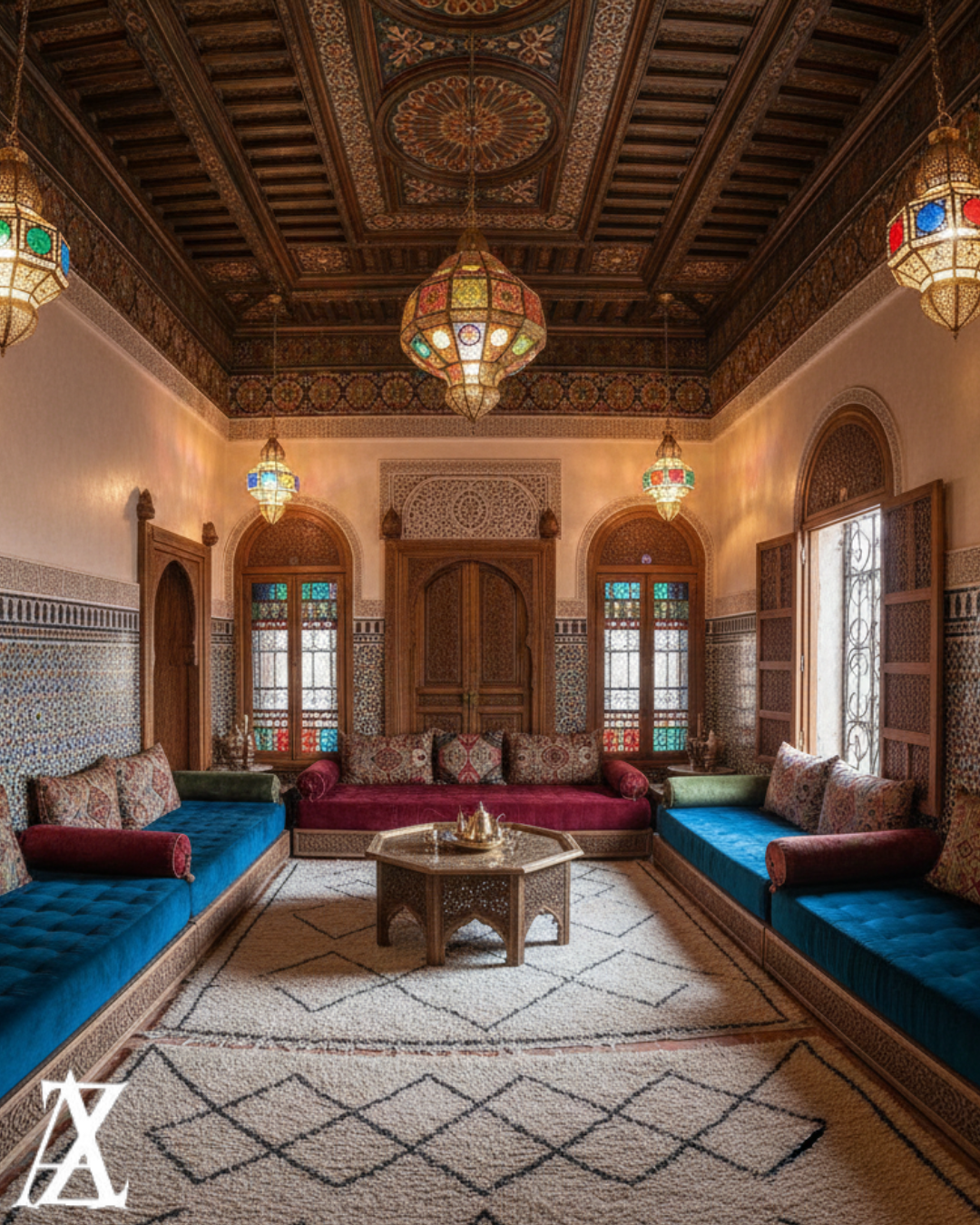 luxury interior design in Riyadh Moroccan concepts