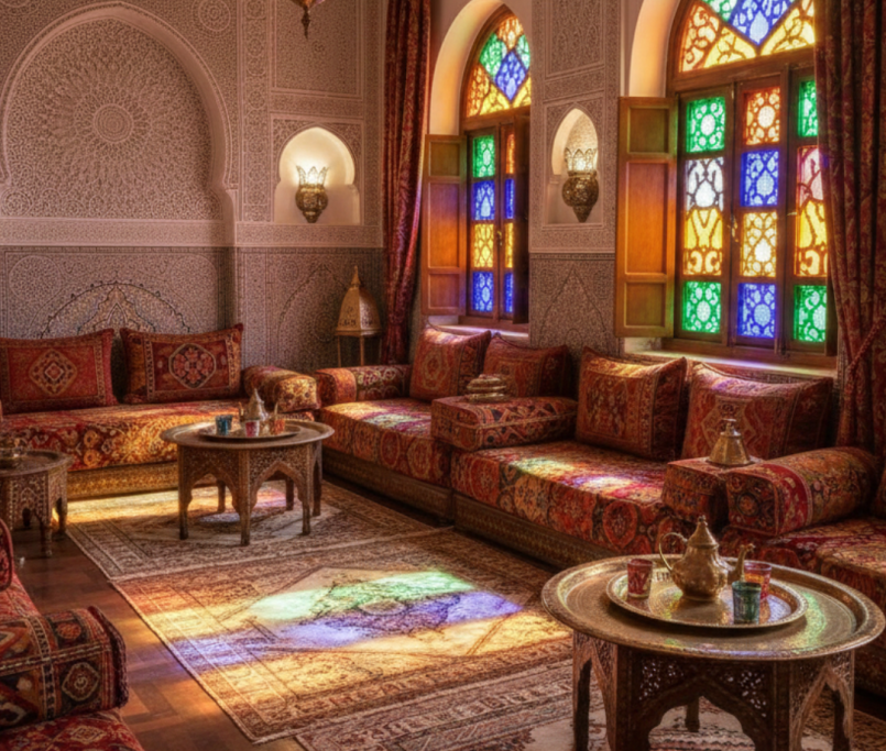 luxury interior design in Riyadh Moroccan concepts