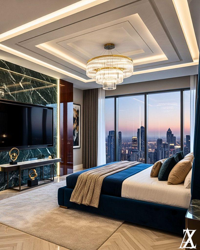 interior design Kuwait modern villa elegant interior