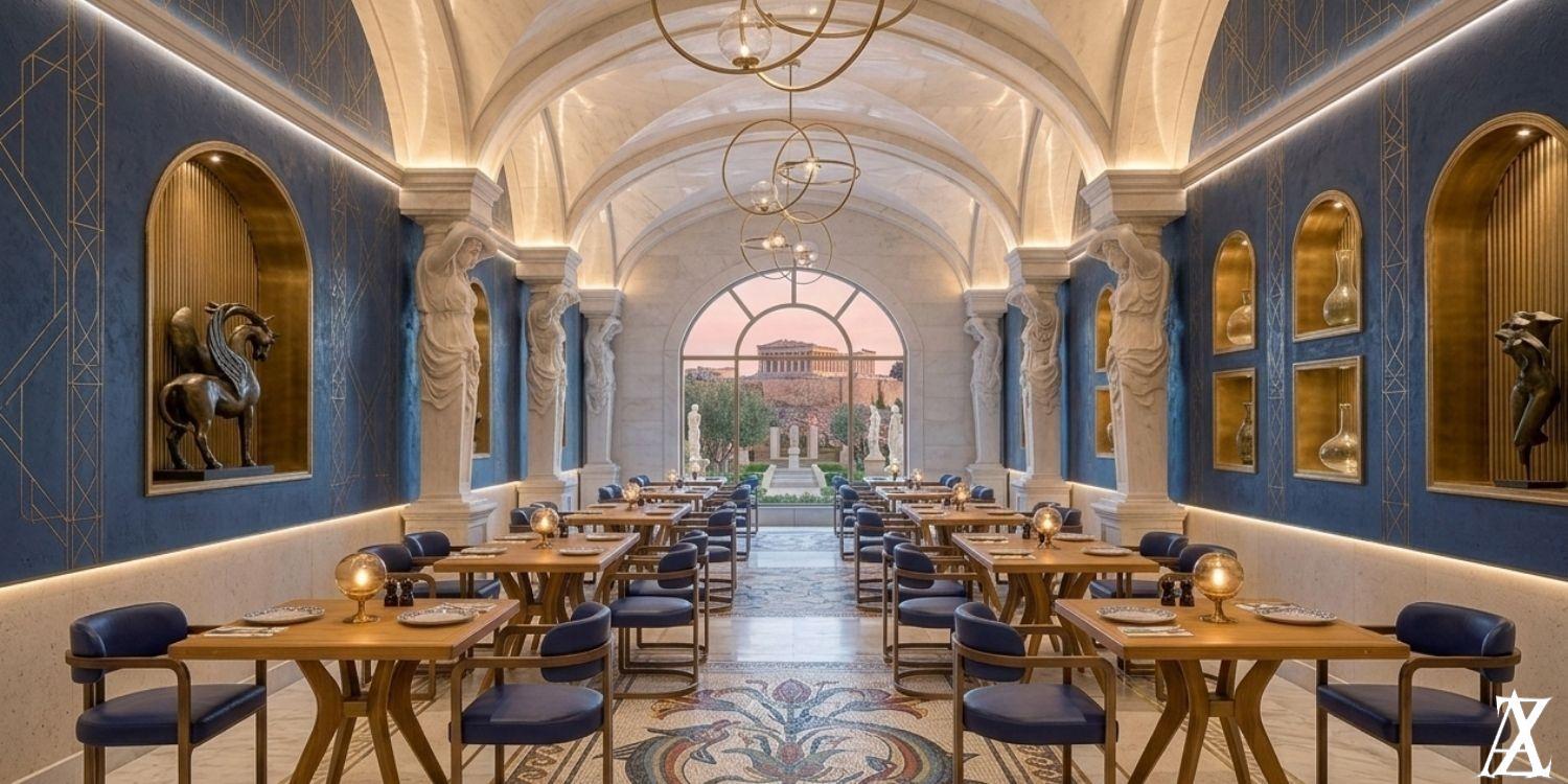 التصميم الداخلي المطاعم والمقاهي