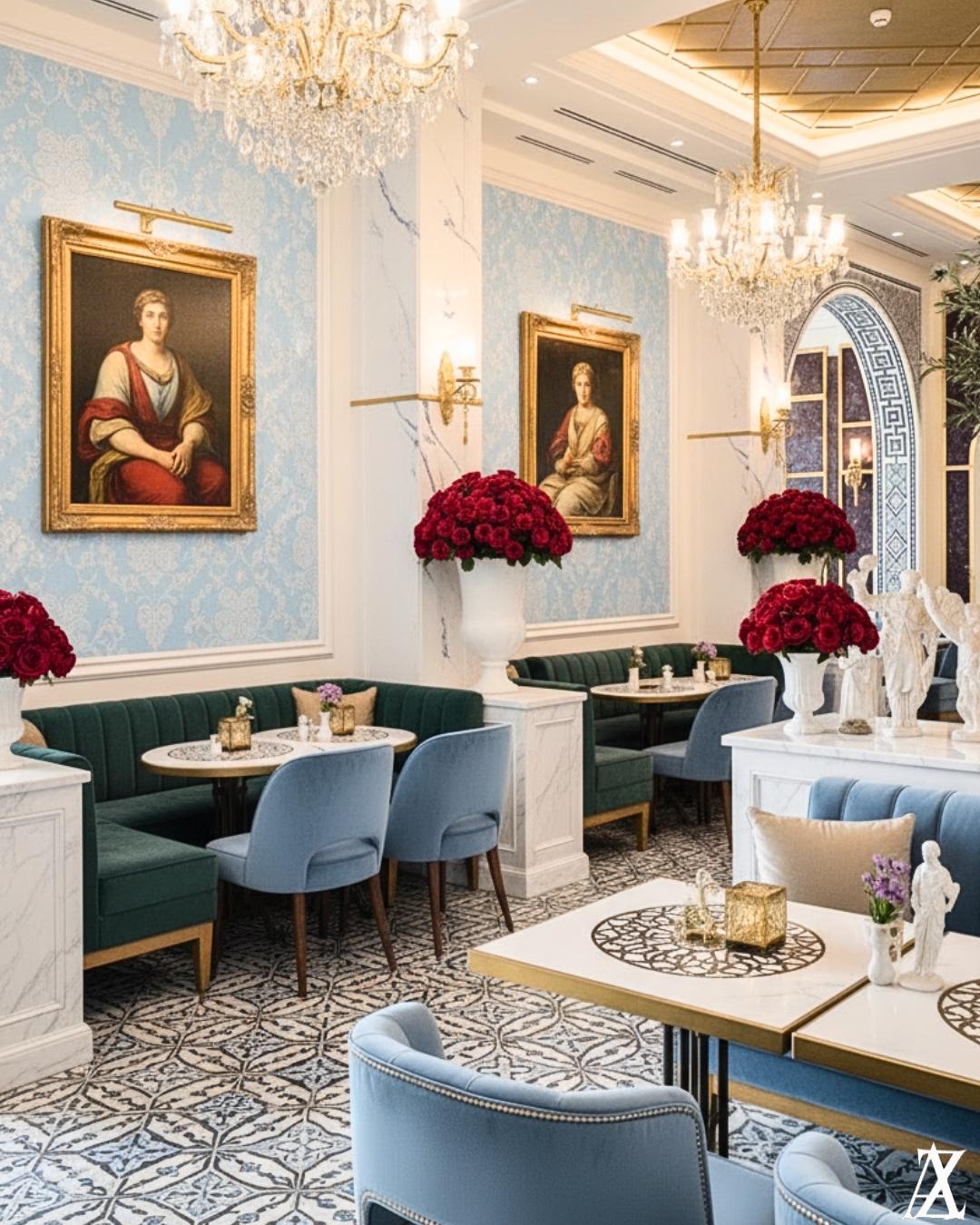 cafe interior design Qatar modern stylish space