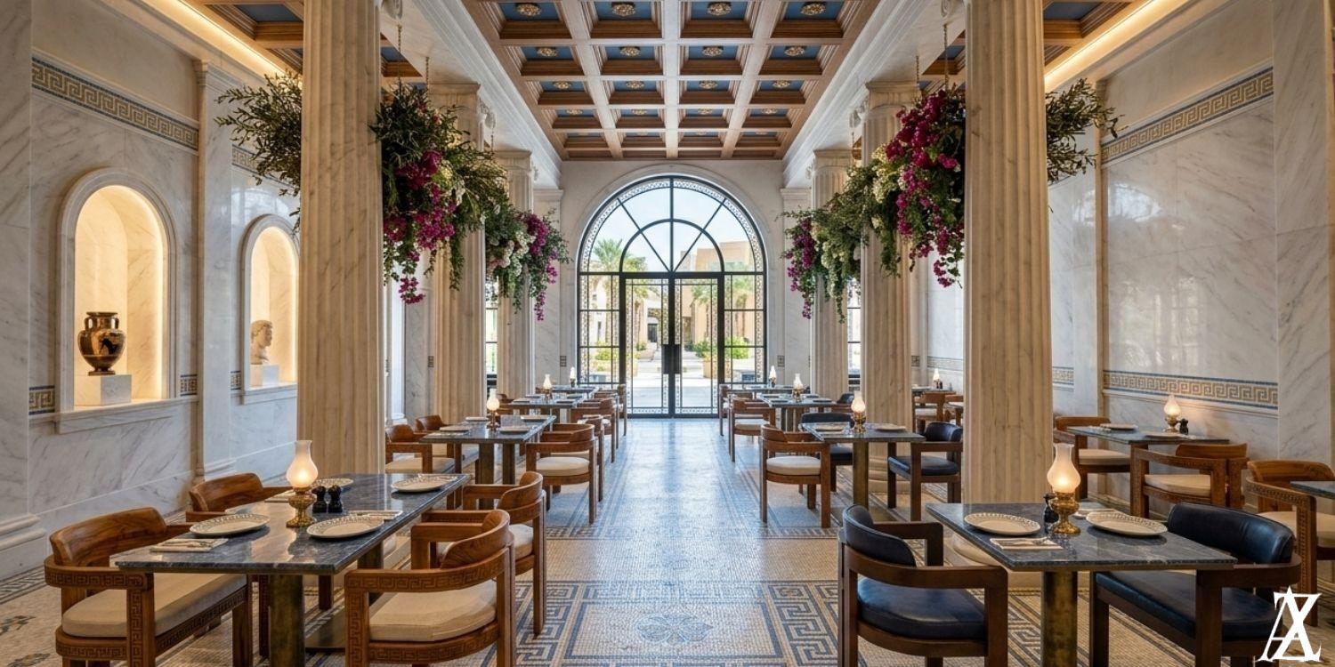 التصميم الداخلي المطاعم والمقاهي