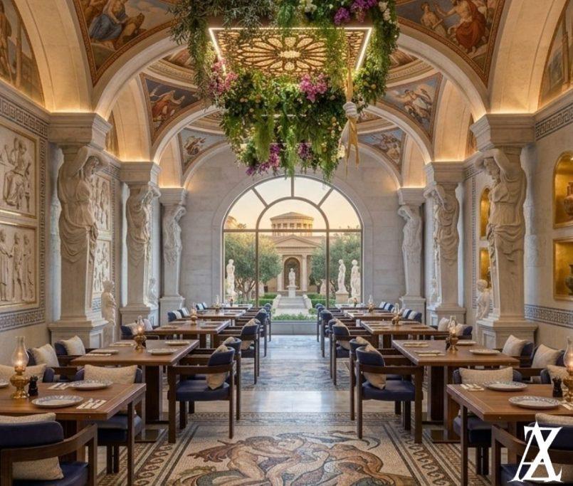 التصميم الداخلي المطاعم والمقاهي