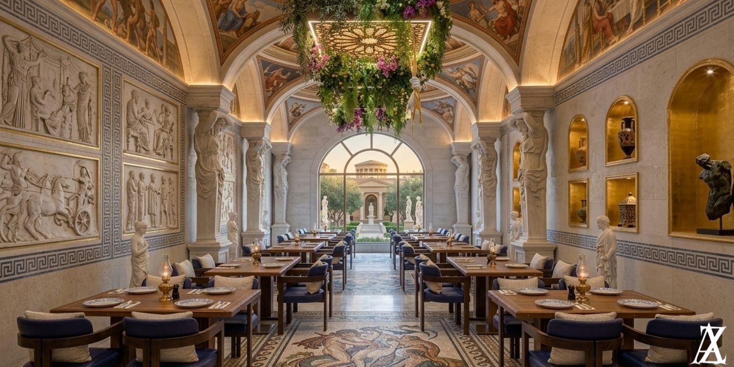 التصميم الداخلي المطاعم والمقاهي