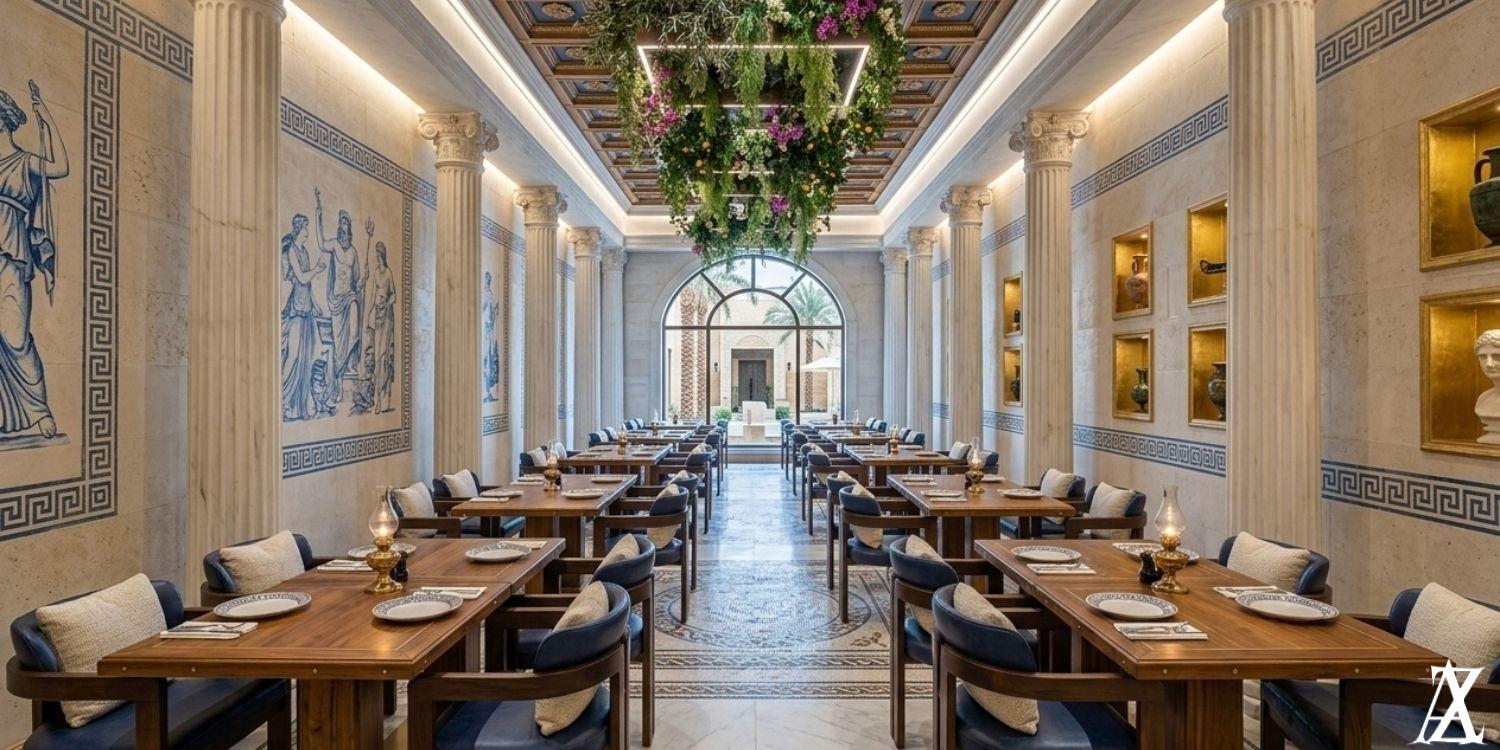 التصميم الداخلي المطاعم والمقاهي