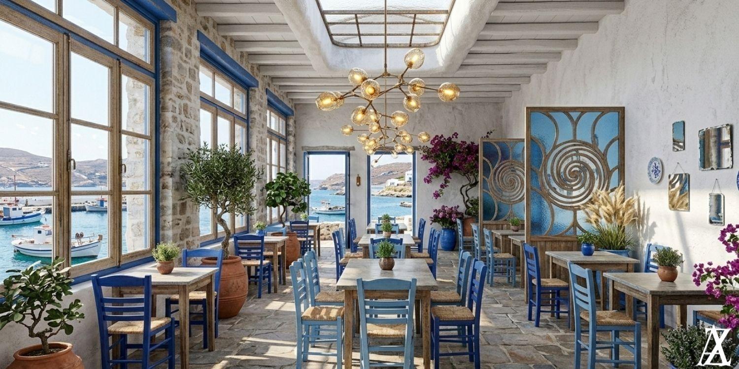 التصميم الداخلي المطاعم والمقاهي