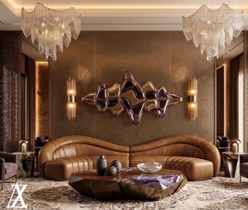 Luxury modern villa interior design in Qatar with premium finishes and elegant spaces