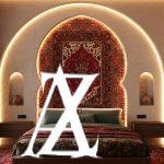 High-end villa interior design in Oman with bespoke interiors, elegant color palettes, modern furnishings, and luxurious finishing touches.