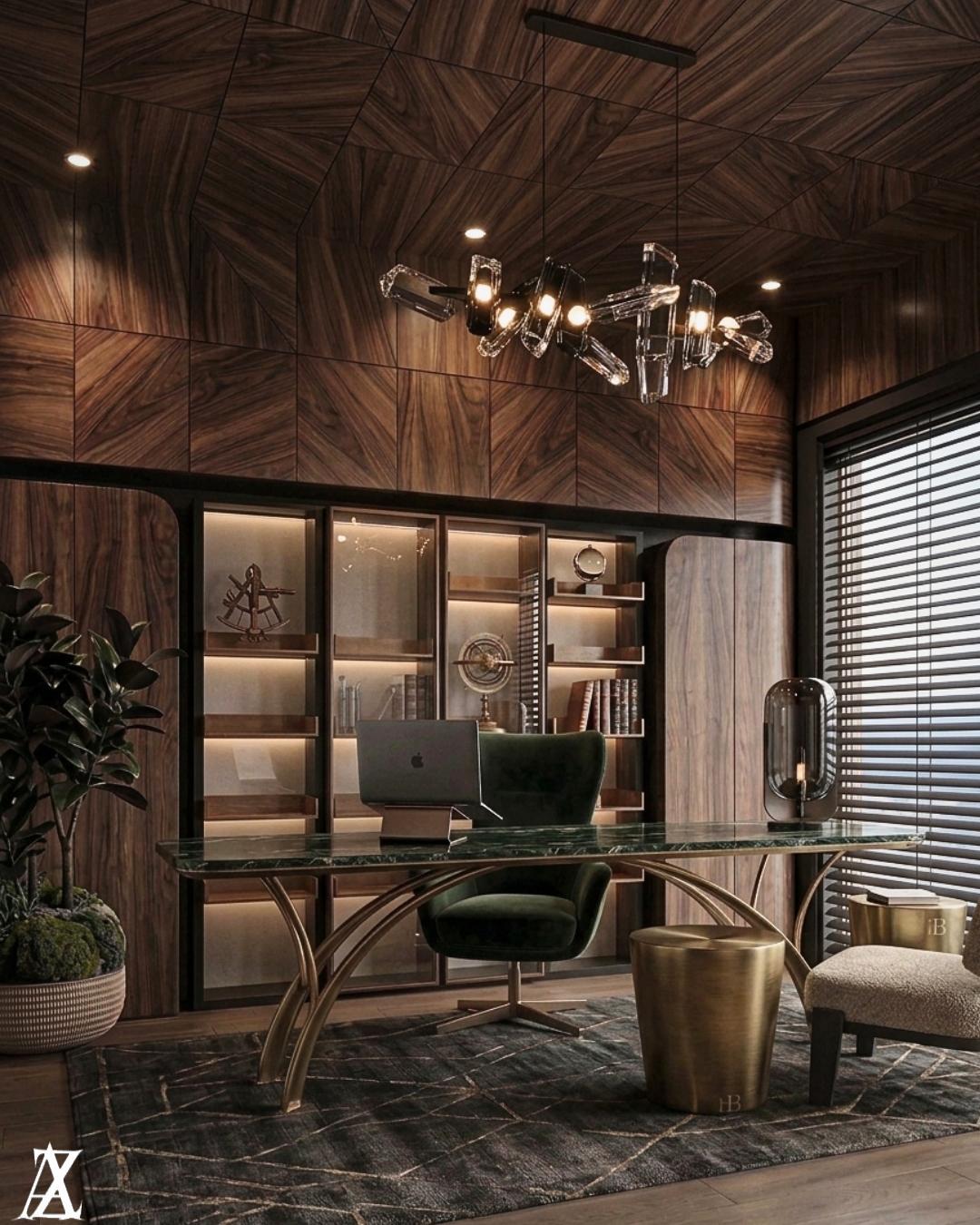 Premium commercial office interior design in Ajman with sophisticated workspace planning and custom