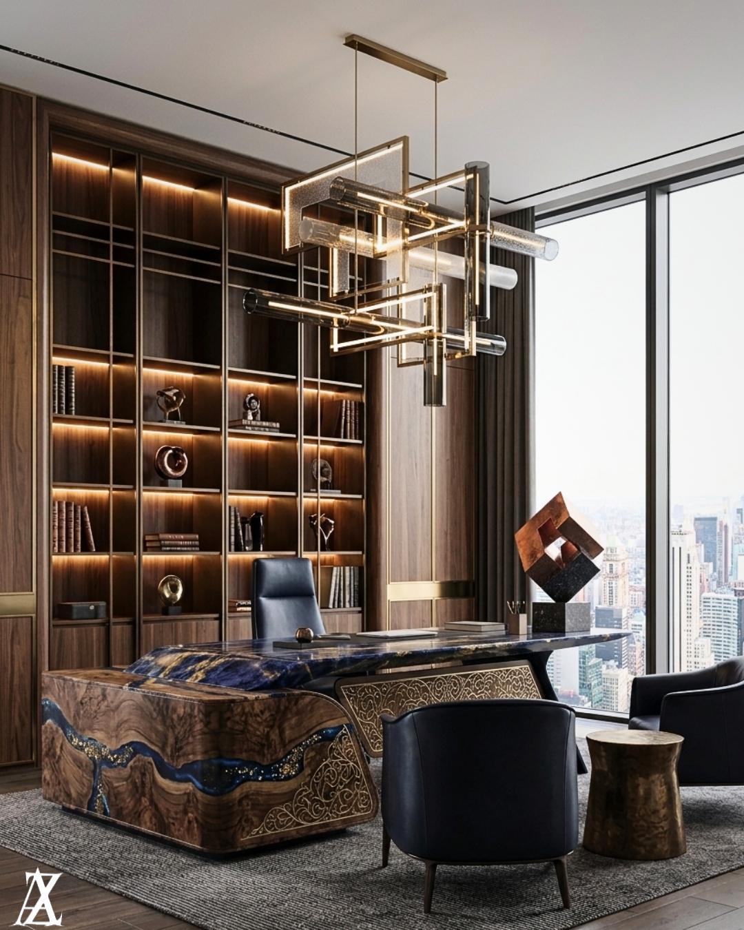 Premium UAE offices interior design for corporate headquarters with luxury modern office concepts
