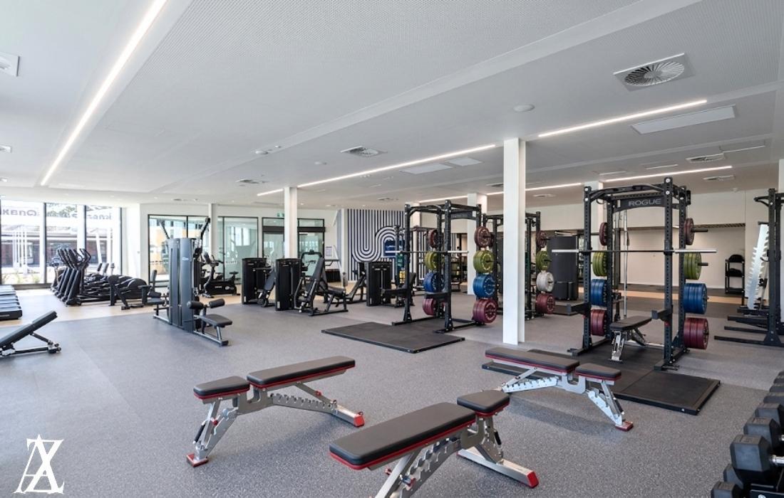 sports center interior design modern gym interior تصميم داخلي مركز رياضي الامارات