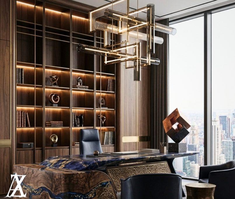 Luxury office interior design in Al Ain UAE featuring innovative interiors for corporate companies