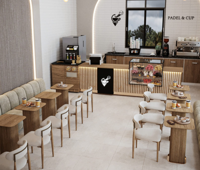 café interior design Saudi Arabia modern coffee shop Al Jouf by Zidan architects