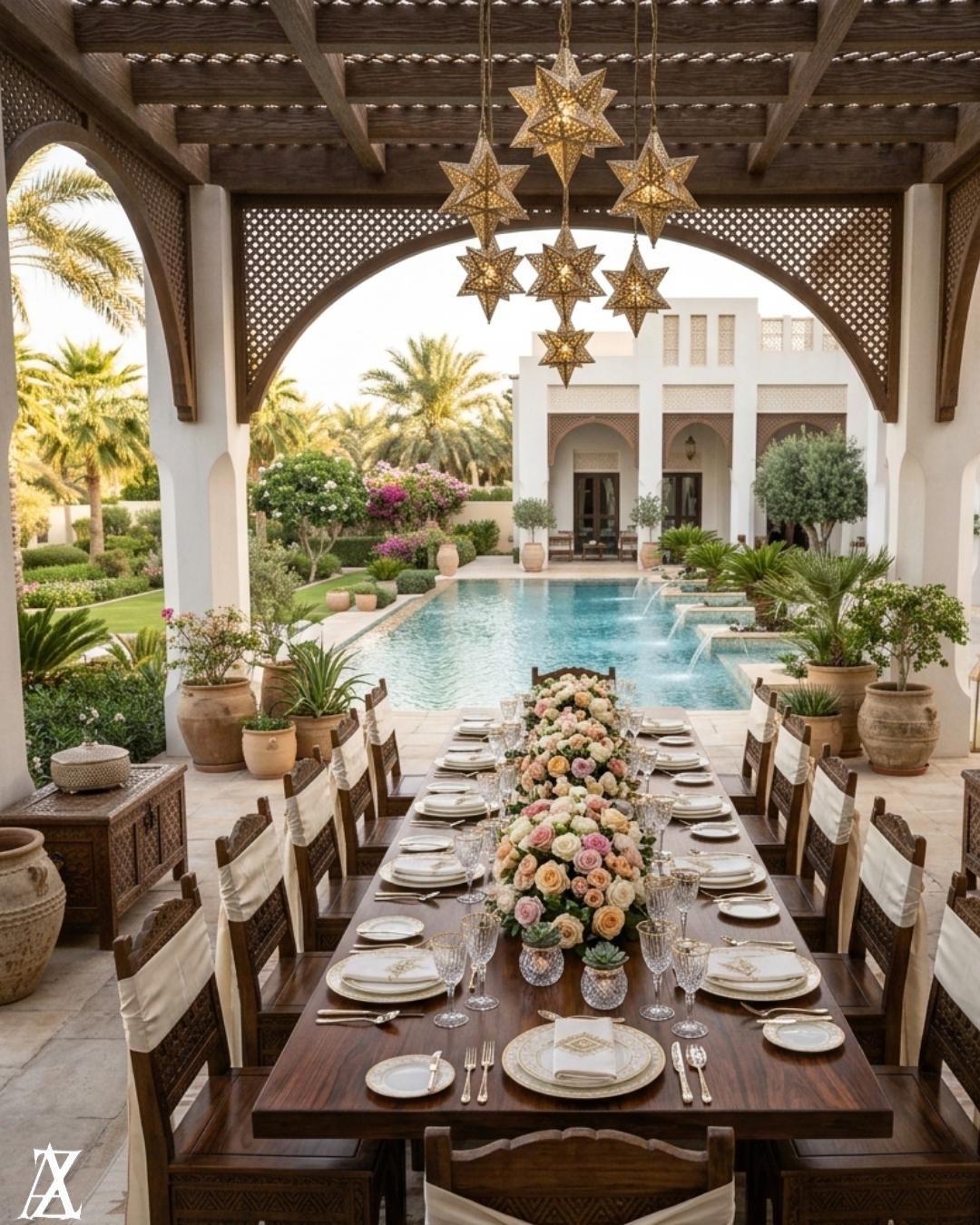 Living room interior design in an Emirates Hills luxury villa, Dubai