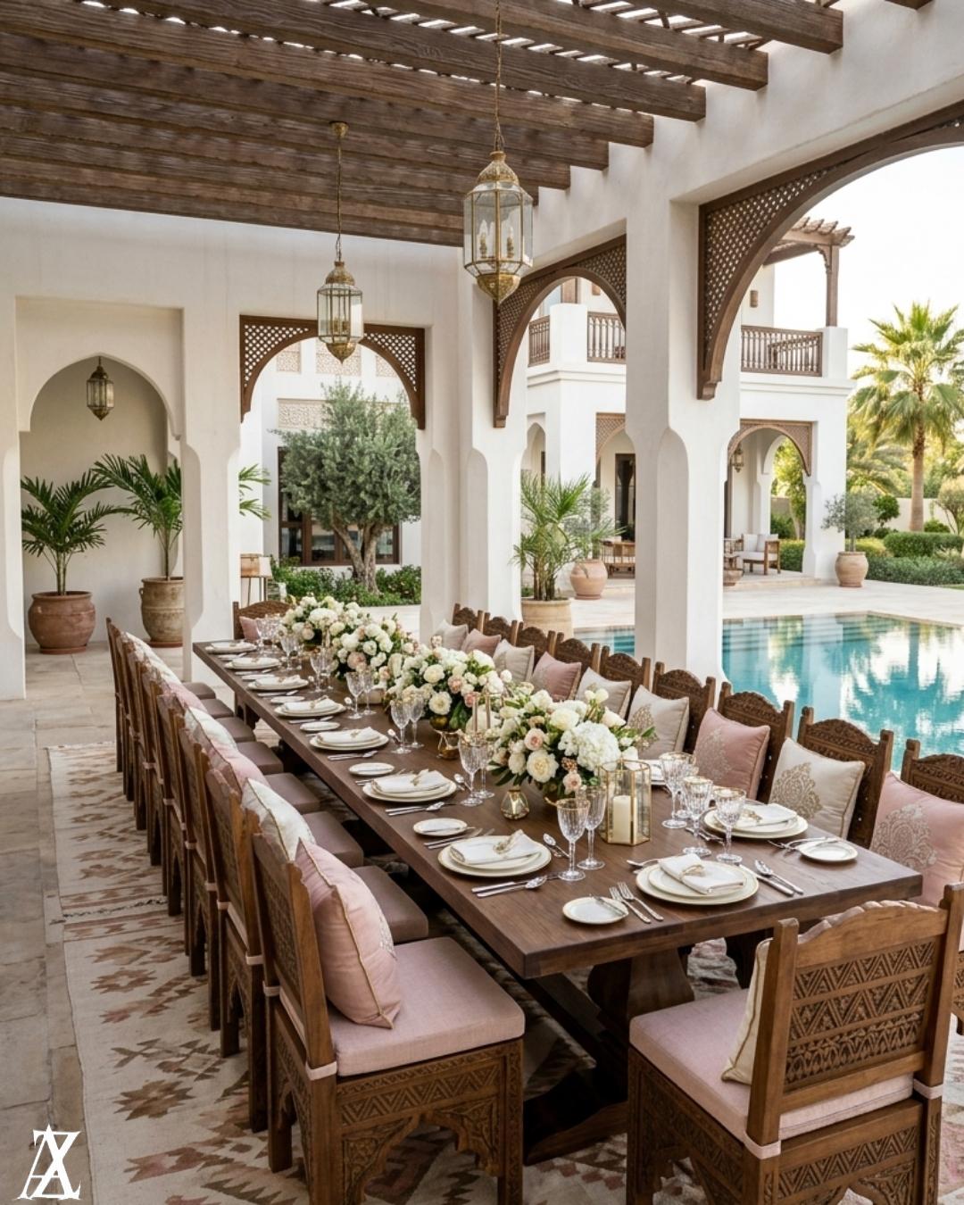 Najdi villa design Najdi interior design Saudi Arabia luxury home