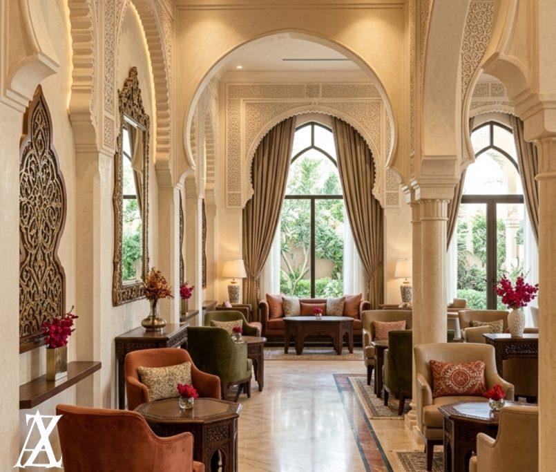 Top interior design Kuwait luxury villa restaurant cafe office design by Zidan Architects
