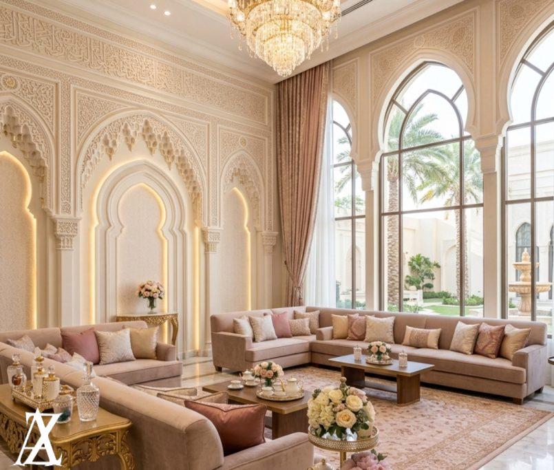 Luxury modern villa interior design in Palm Jumeirah, Dubai