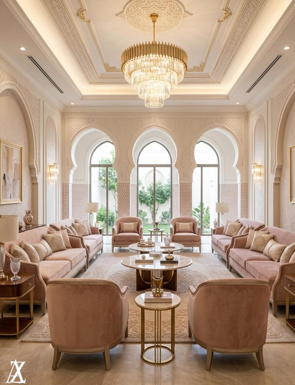 luxury interior design Riyadh majlis interior