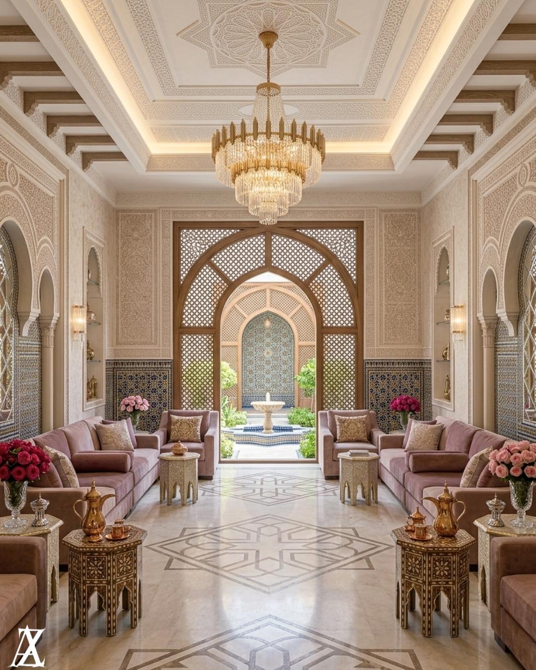 Luxury villa interior design with custom detailing in an Emirates Hills mansion