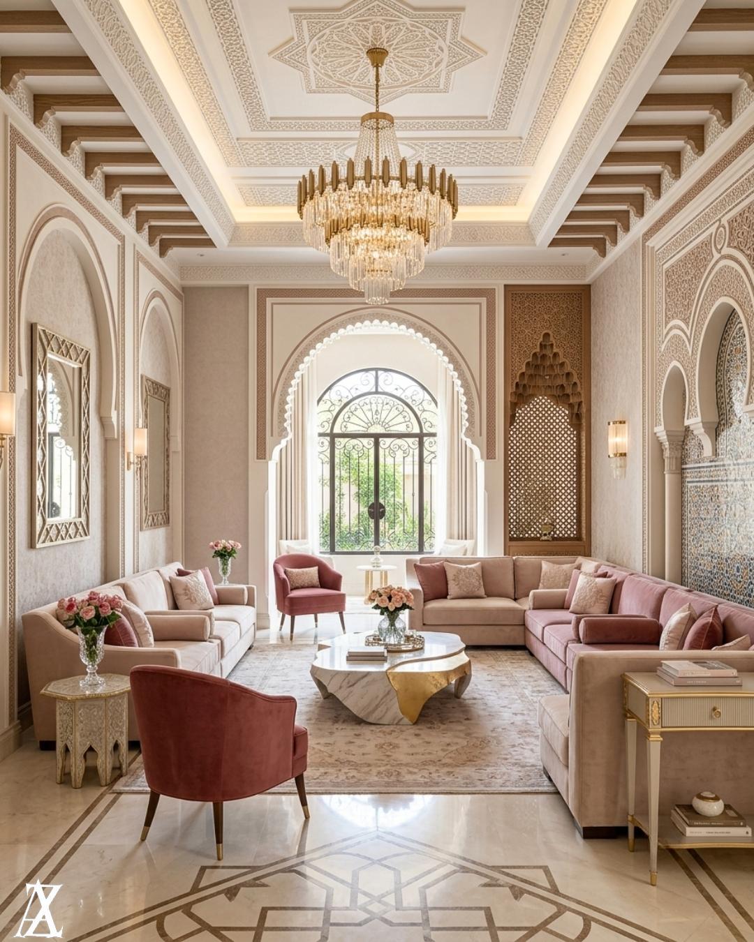 Elegant villa interior design inspired by UAE luxury living