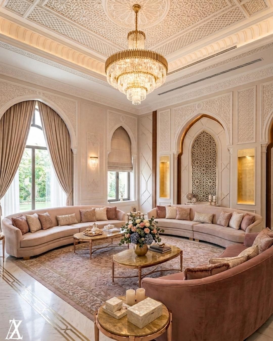 luxury interior design Riyadh modern majlis interior