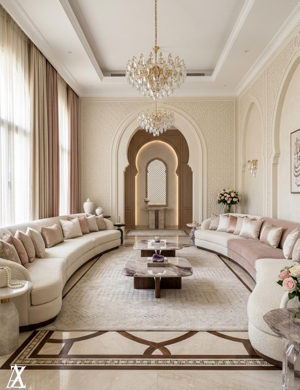 Luxury interior design for villas in UAE Emirates