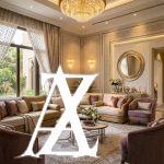 Elegant villa interior design in Al Barari Dubai with luxury style