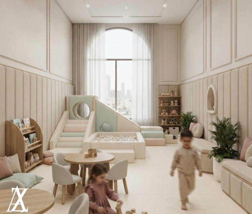 Kids Playroom Design Dubai luxury modern children's room with creative play areas by Zidan Architects