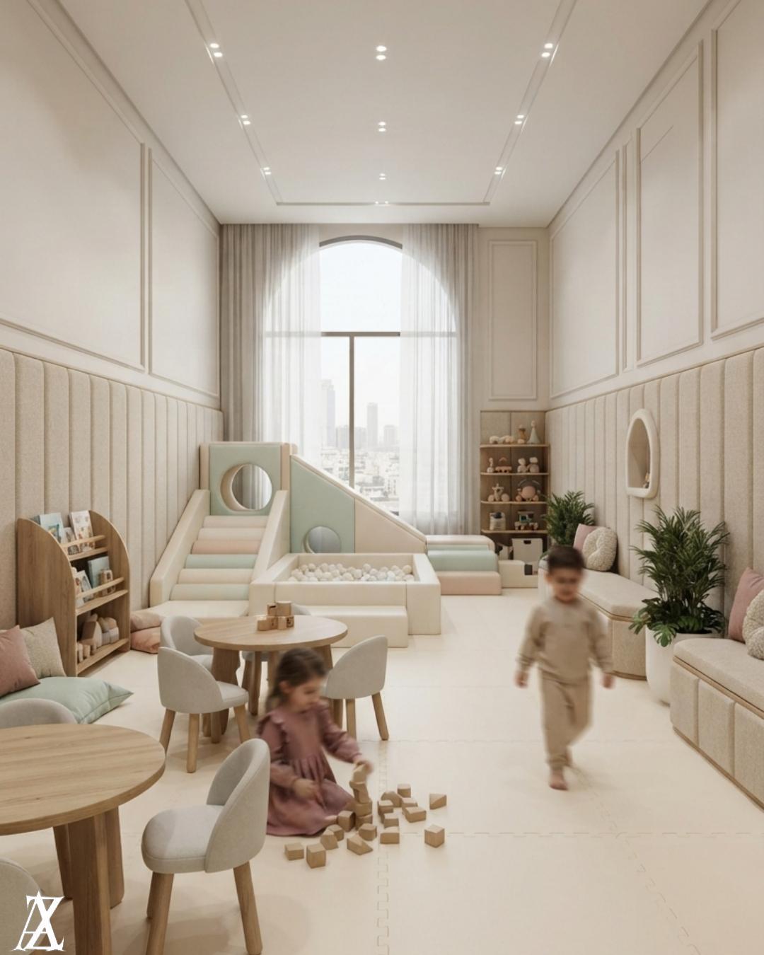 Kids Playroom Design Dubai luxury modern children's room with creative play areas by Zidan Architects