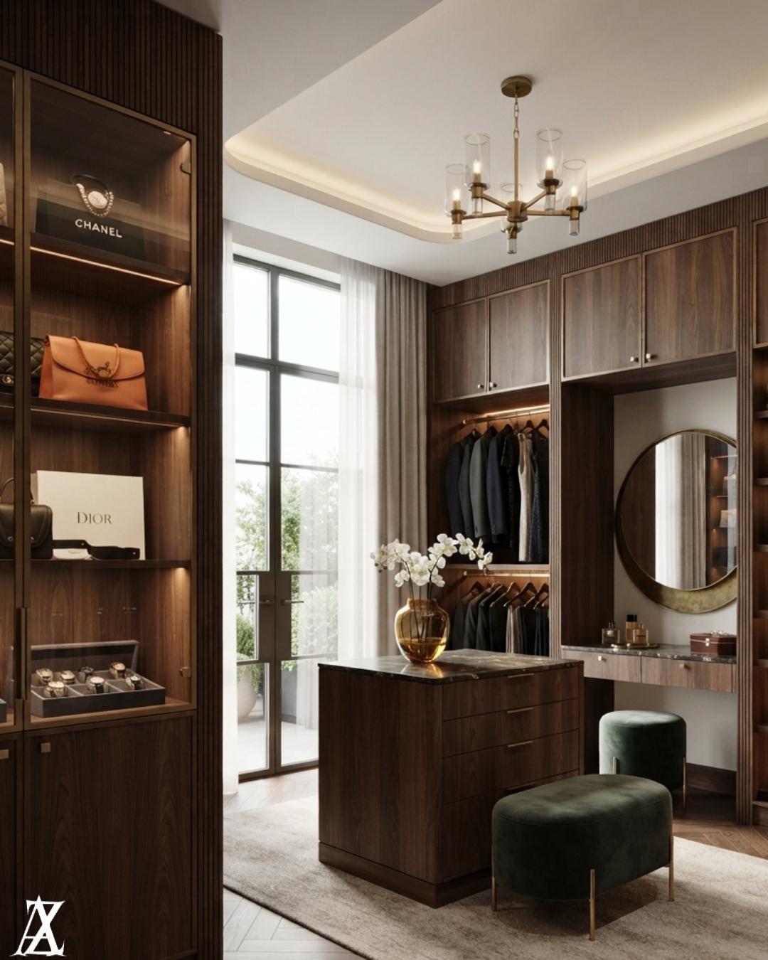 luxury villa dressing room interior design