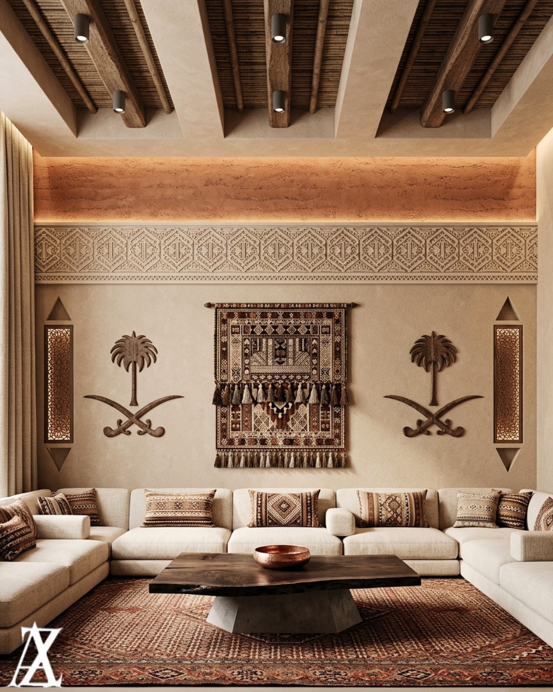 Najdi interior design traditional Najdi majlis Saudi villa Najdi interior design traditional Najdi majlis Saudi villa