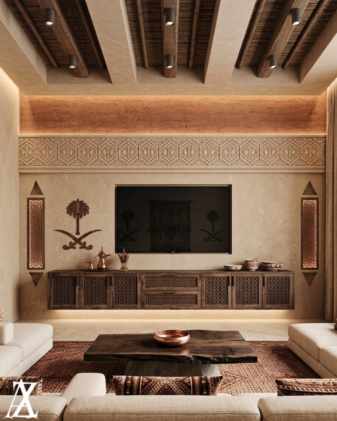 Najdi interior design traditional Najdi majlis Saudi villa Najdi interior design traditional Najdi majlis Saudi villa