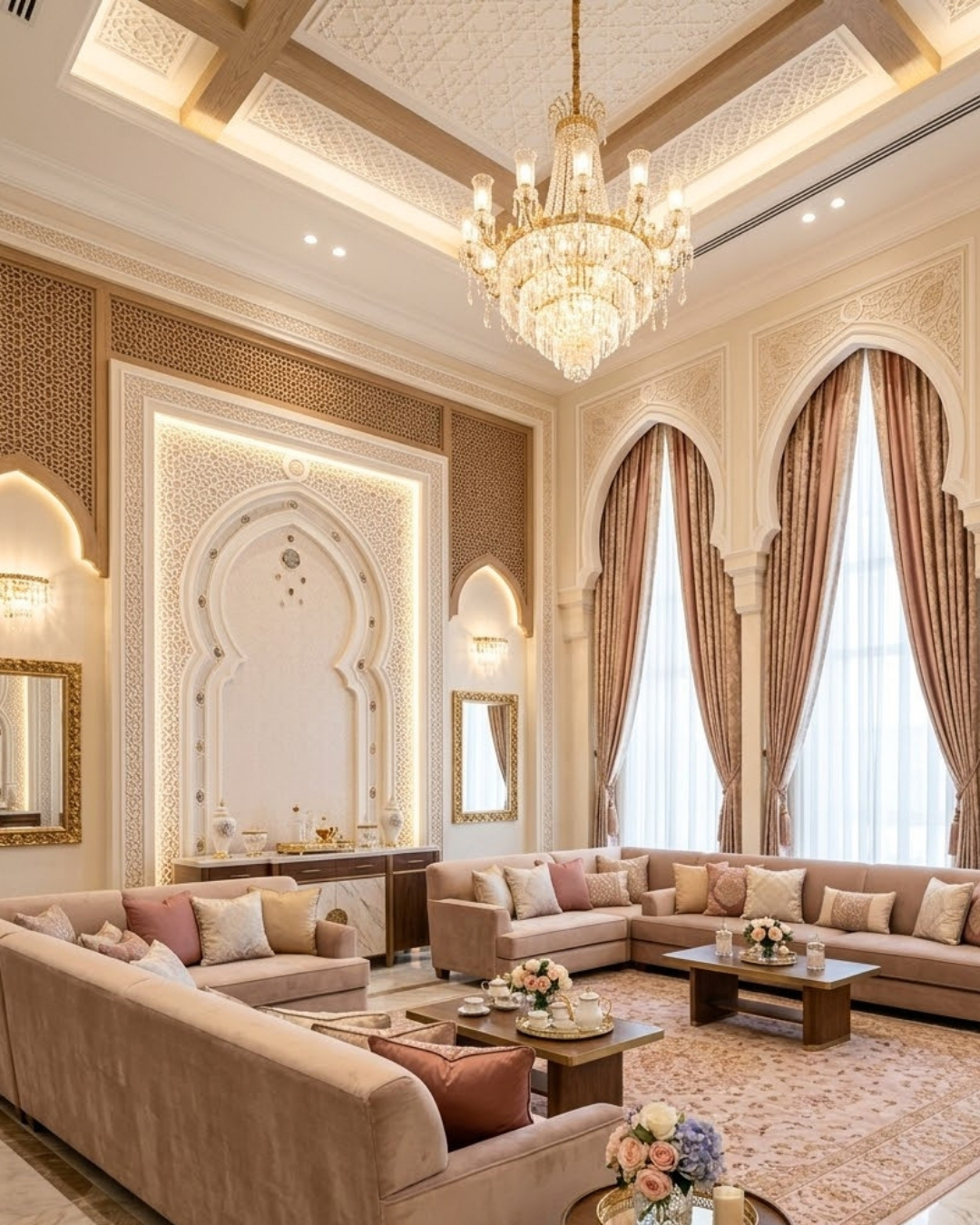 Top interior design Kuwait luxury villa restaurant cafe office design