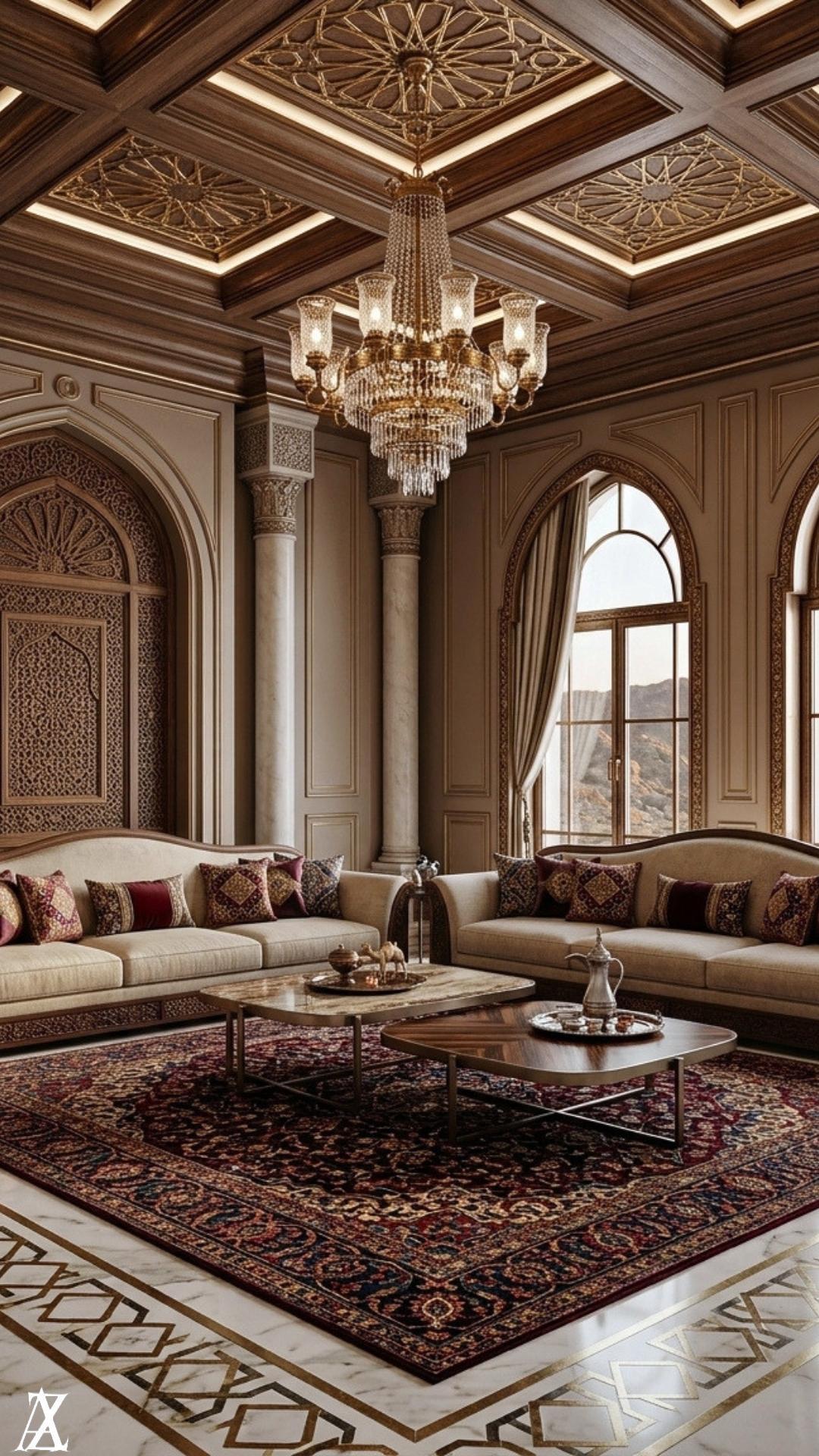 أفضل تصميم داخلي بالسعودية للمجالس والديوانية 