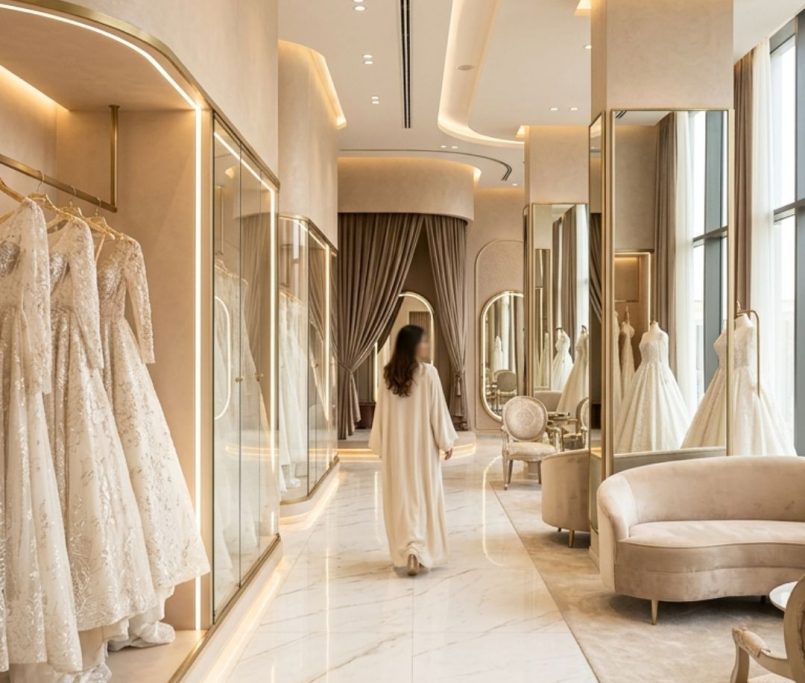 retail interior design UAE luxury boutique showroom interiors