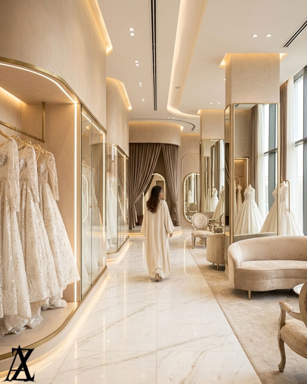 retail interior design UAE luxury boutique showroom interiors